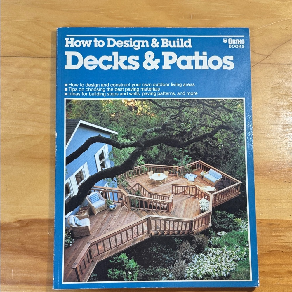 📚2/$6  How To Design & Build Decks & Patios